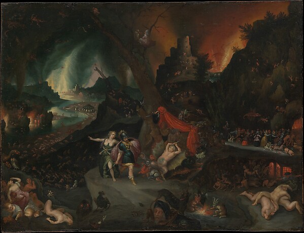 Jan Brueghel the Younger, Aeneas and the Sibyl in the Underworld