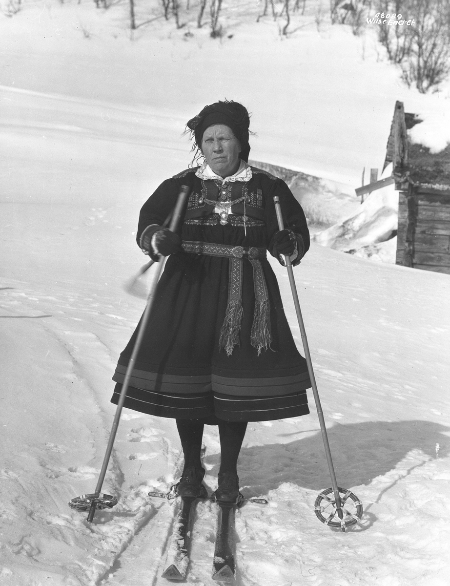 Anders Beer Wilse, Prot: Hovden Gyri paa ski