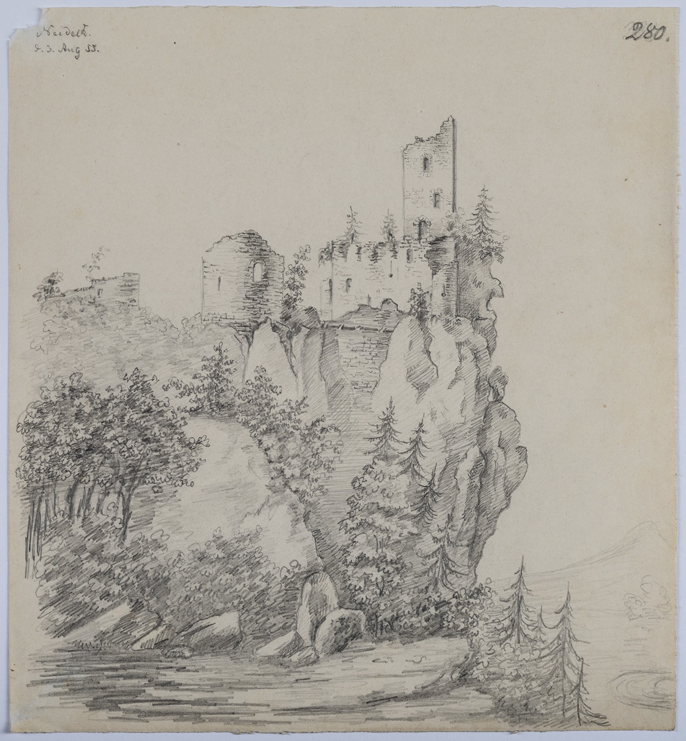 Rudolf Lutter, Neideck (Fränkische Schweiz): Burgruine Neideck