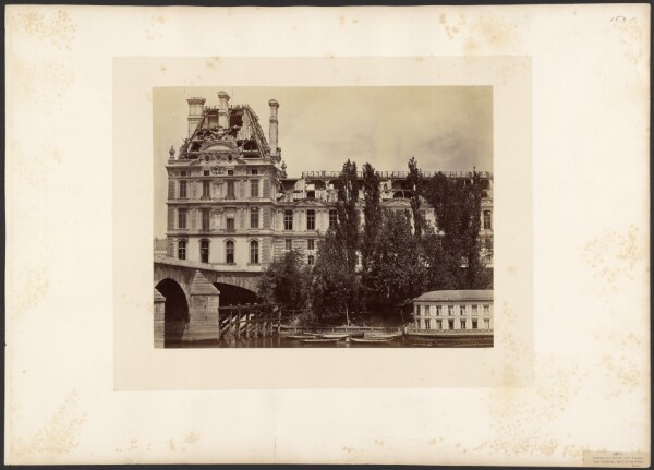 Unknown, Insurrection de Paris, Les Tuileries, Pavillon de Flore