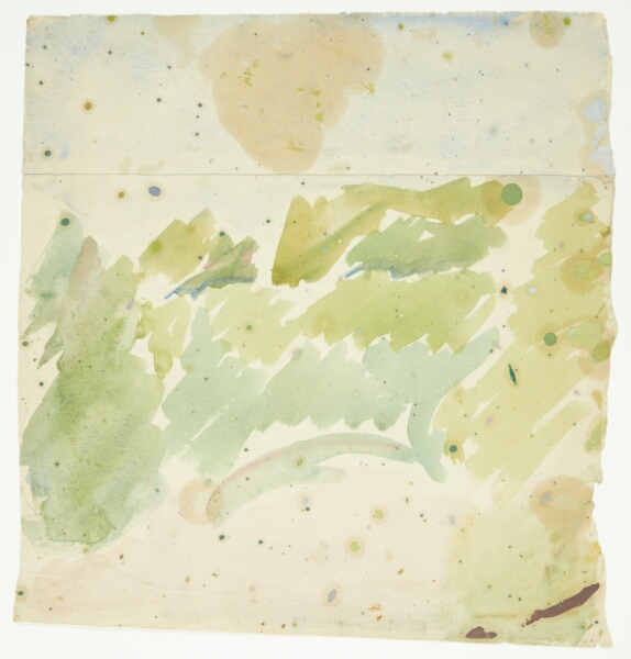 Edvard Weie, Landskabsstudie