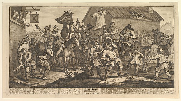 William Hogarth, Hudibras and the Skimmington (Twelve Large Illustrations for Samuel Butler's Hudibras, Plate 7)