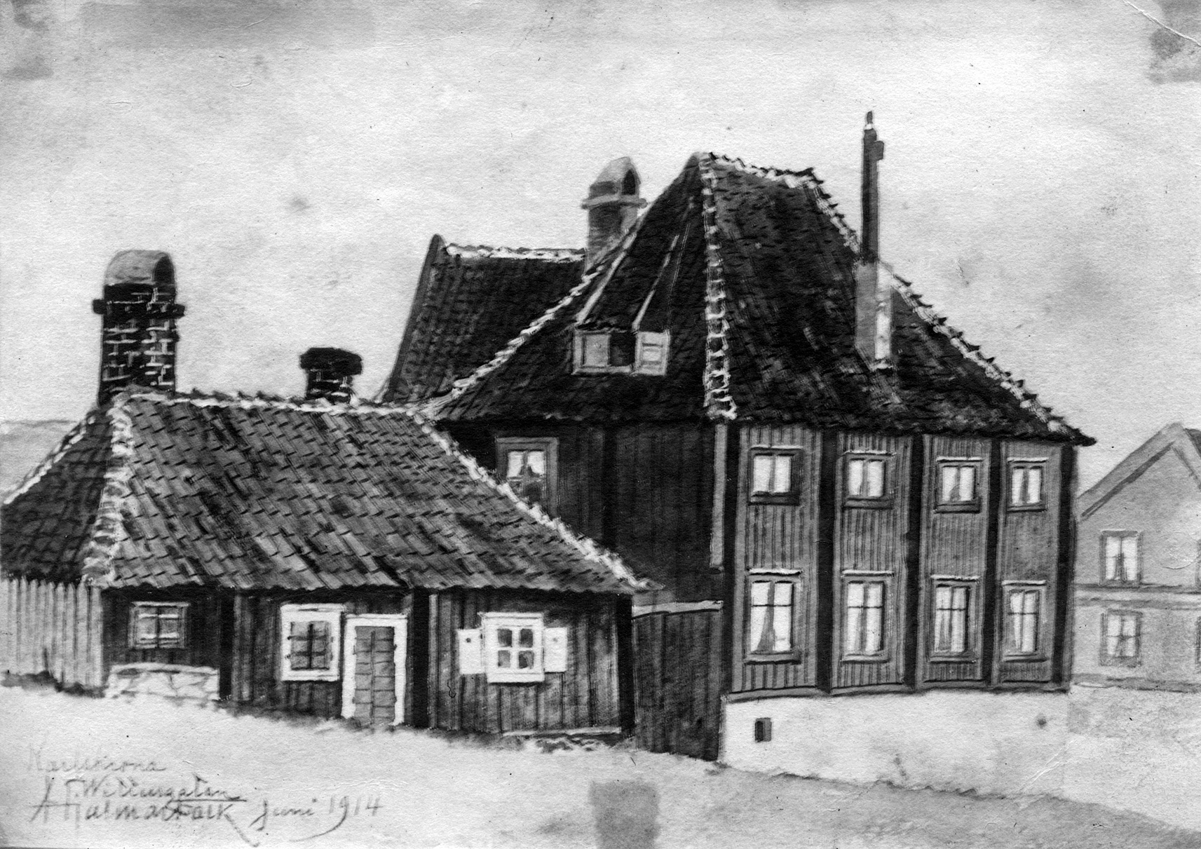 Unknown artist, Bostad