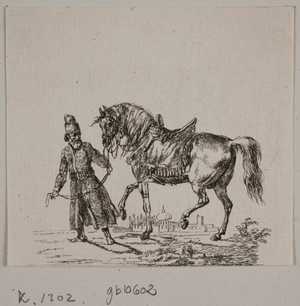 Christian David Gebauer, En russer med sin hest