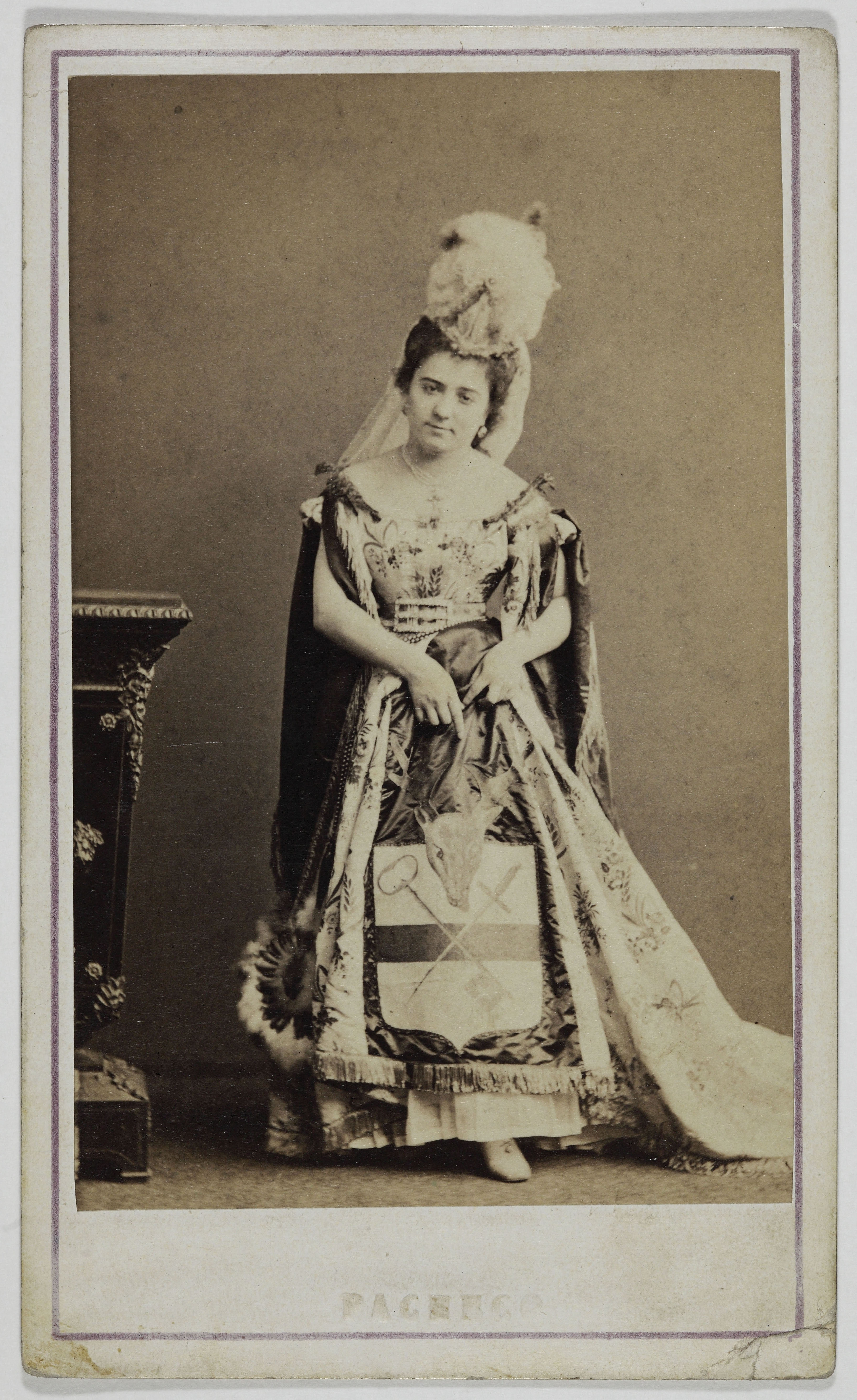 Anonyme, Portrait d'Aimée, (danseuse)