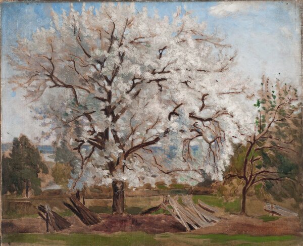 Carl Fredrik Hill, Blommande äppleträd