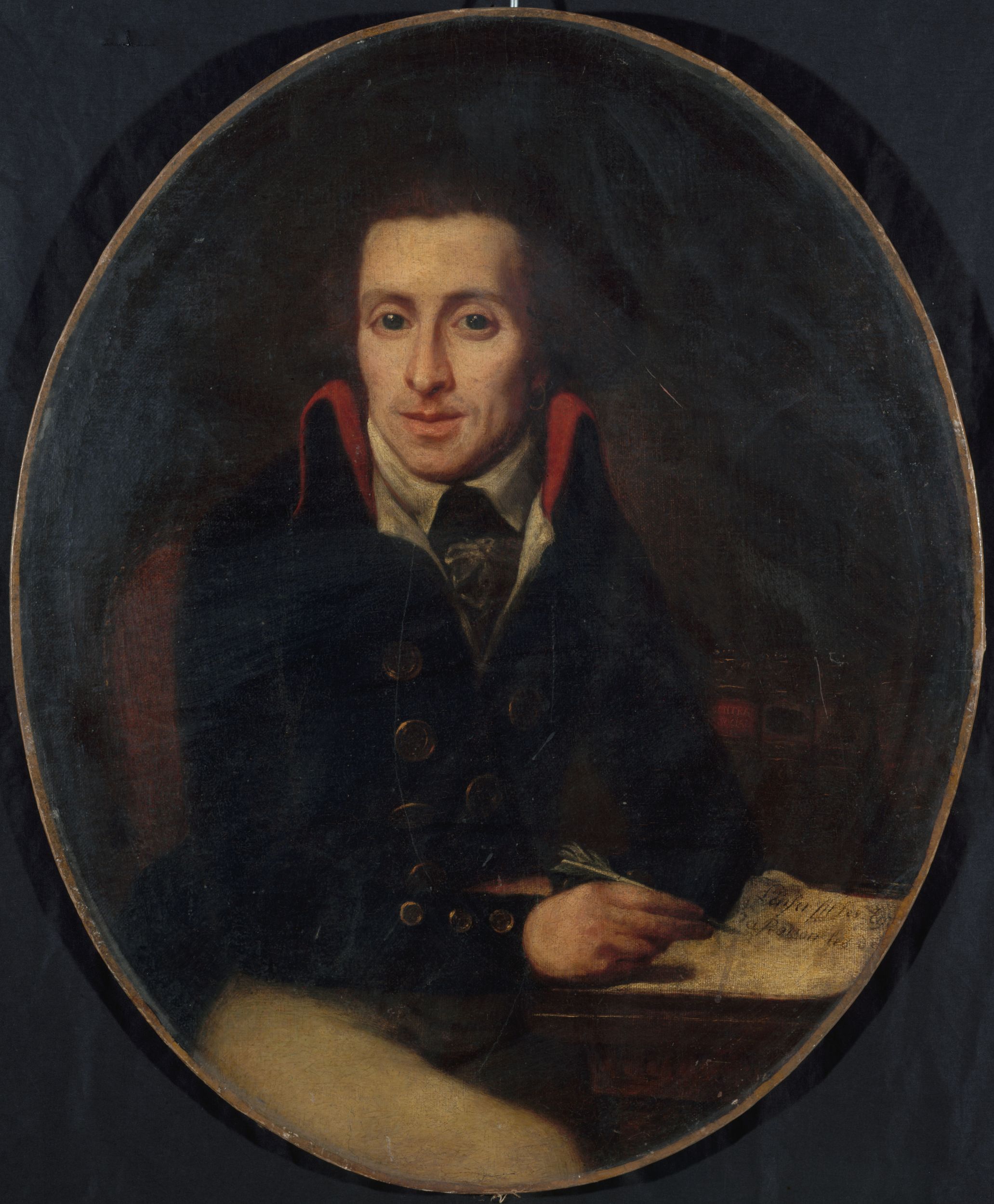 Anonyme, Portrait d'homme d'époque révolutionnaire