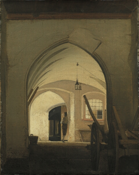 Wilhelm Bendz, En vognport. Partenkirchen