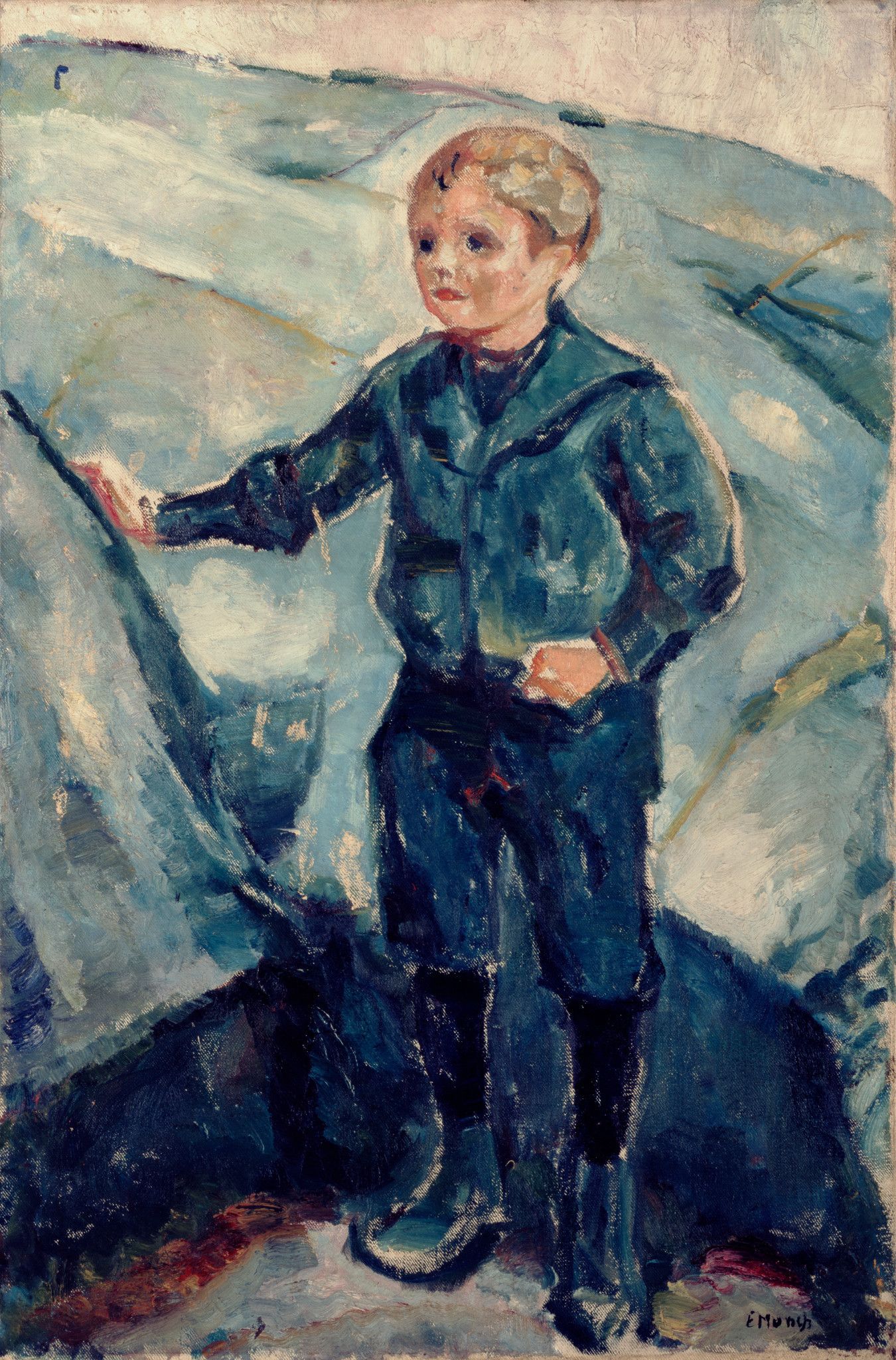 Edvard Munch, Boy In Blue