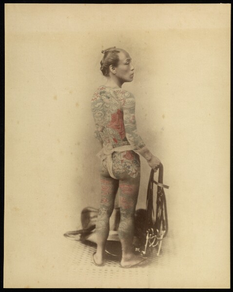 Felice Beato, Tattooed Man