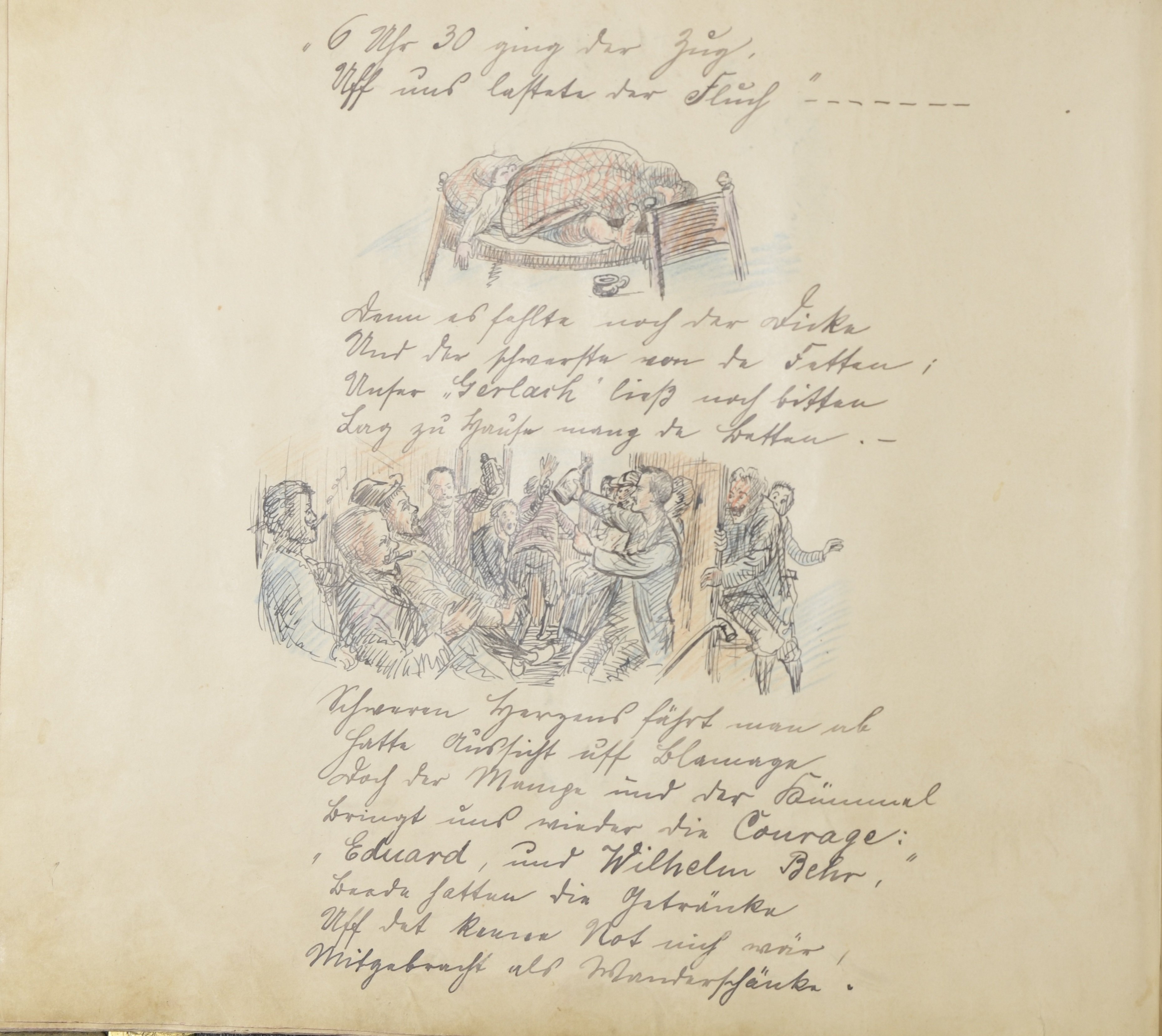 Unknown artist, Erlebnisse der "ollen Herren Riege", S. 37