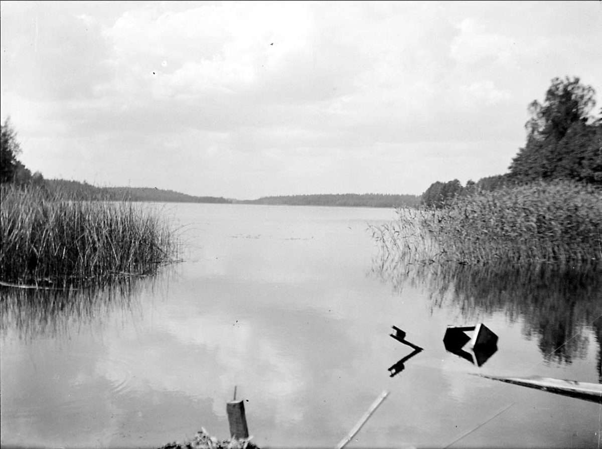 August Fredrik Schagerström, Gillfjärden vid Upplunda, Roslags-Bro socken, Uppland i juli 1927