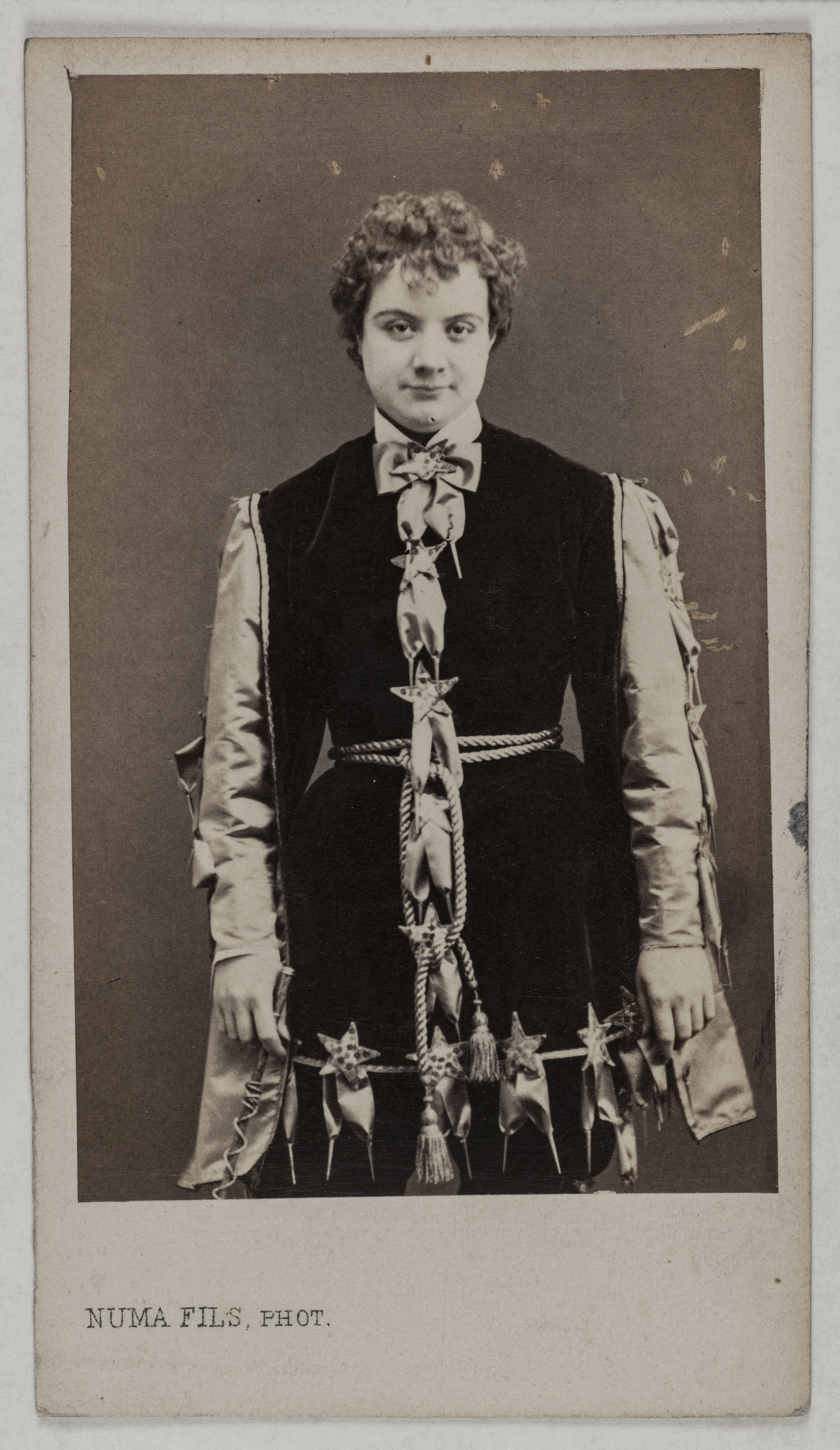 Numa Fils, Portrait de Desclauzas Marie, (née Malvina Ernestine Armand), (1840-1912), (actrice)