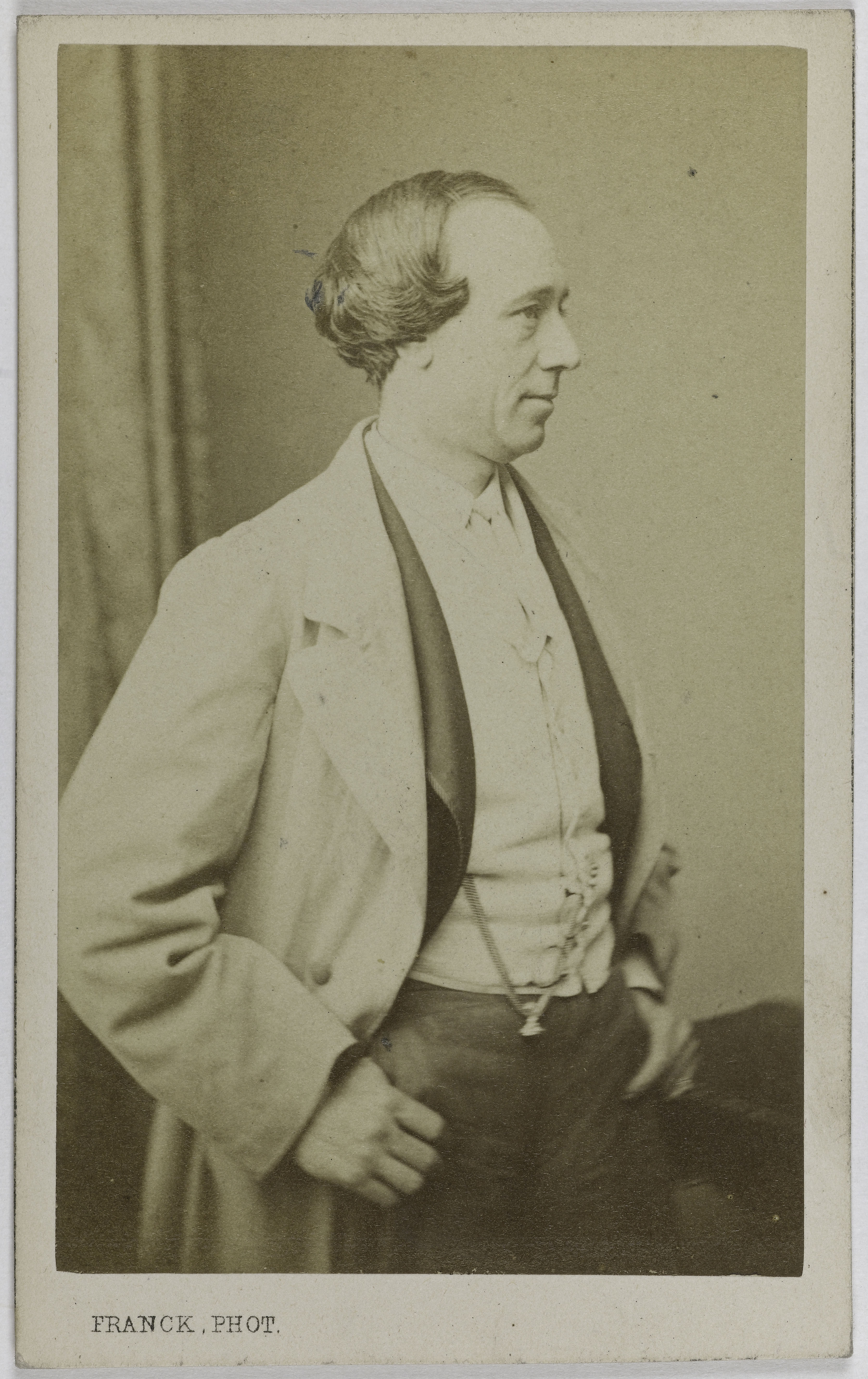 Franck, Portrait de Charles Ponchard (1824-1891), (acteur, chanteur lyrique, metteur en scène)
