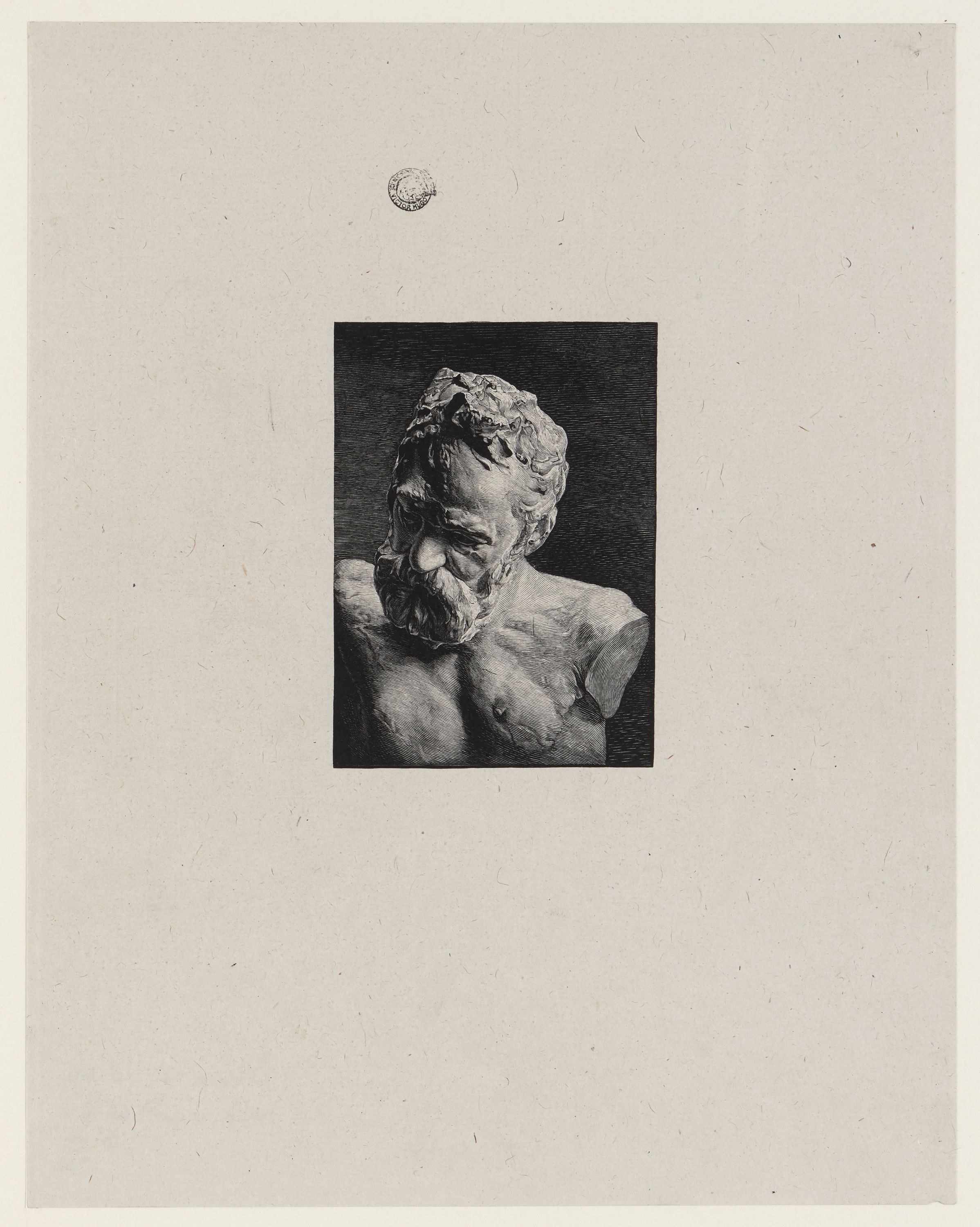 Anonyme, frontispice [Victor Hugo par Auguste Rodin]