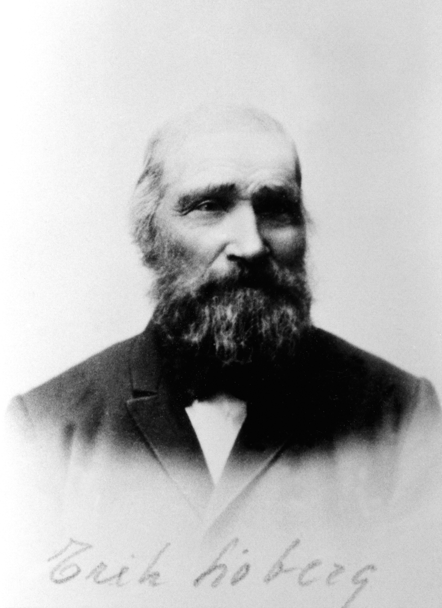 Anno Domkirkeodden, PORTRETT: ERIK ANDERSEN LØBERG 1812 - 1904, LØBERG UNDER LERBERG