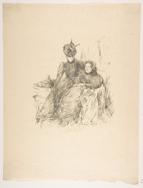 James McNeill Whistler, Mother and Daughter (La Mère Malade)