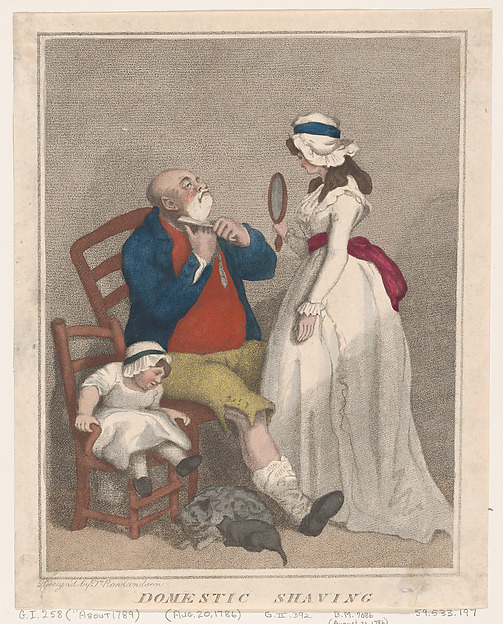 Thomas Rowlandson, Domestic Shaving