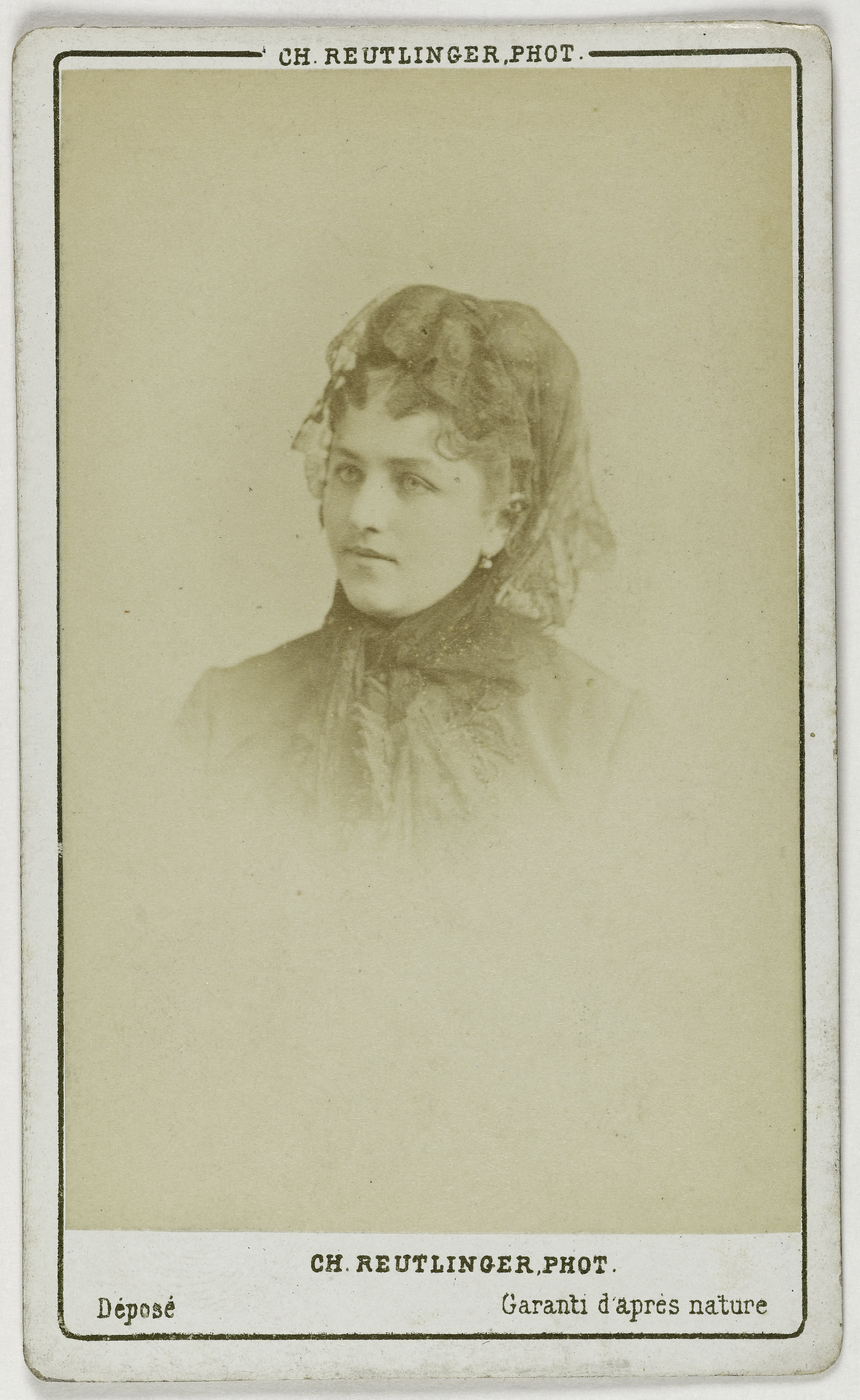 Charles Reutlinger, Portrait de Gurby, actrice