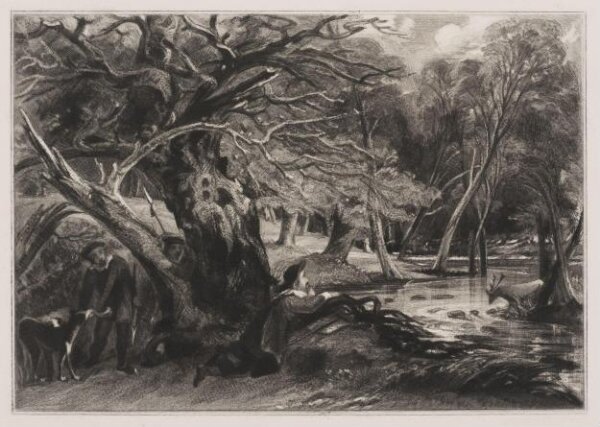 Constable, John RA, Jaques and the Wounded Stag, Scene from "As you like it."