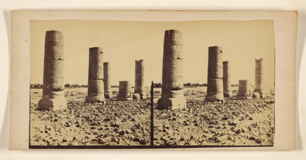 Francis Frith, [The Columns of the Temple at Amara. Ethiopia.]