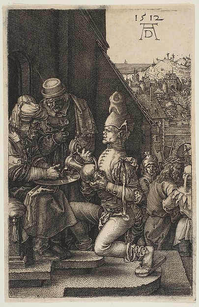 Albrecht Dürer, Pilate Washing His Hands, from "The Passion"
