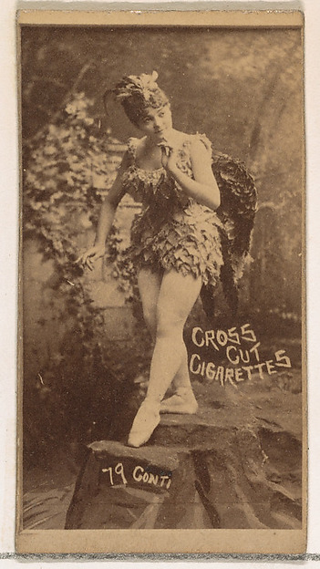W. Duke, Sons & Co., Card Number 79, Conti, from the Actors and Actresses series (N145-1) issued by Duke Sons & Co. to promote Cross Cut Cigarettes