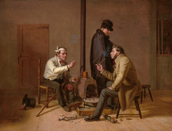 William Sidney Mount, The Tough Story - Scene in a Country Tavern