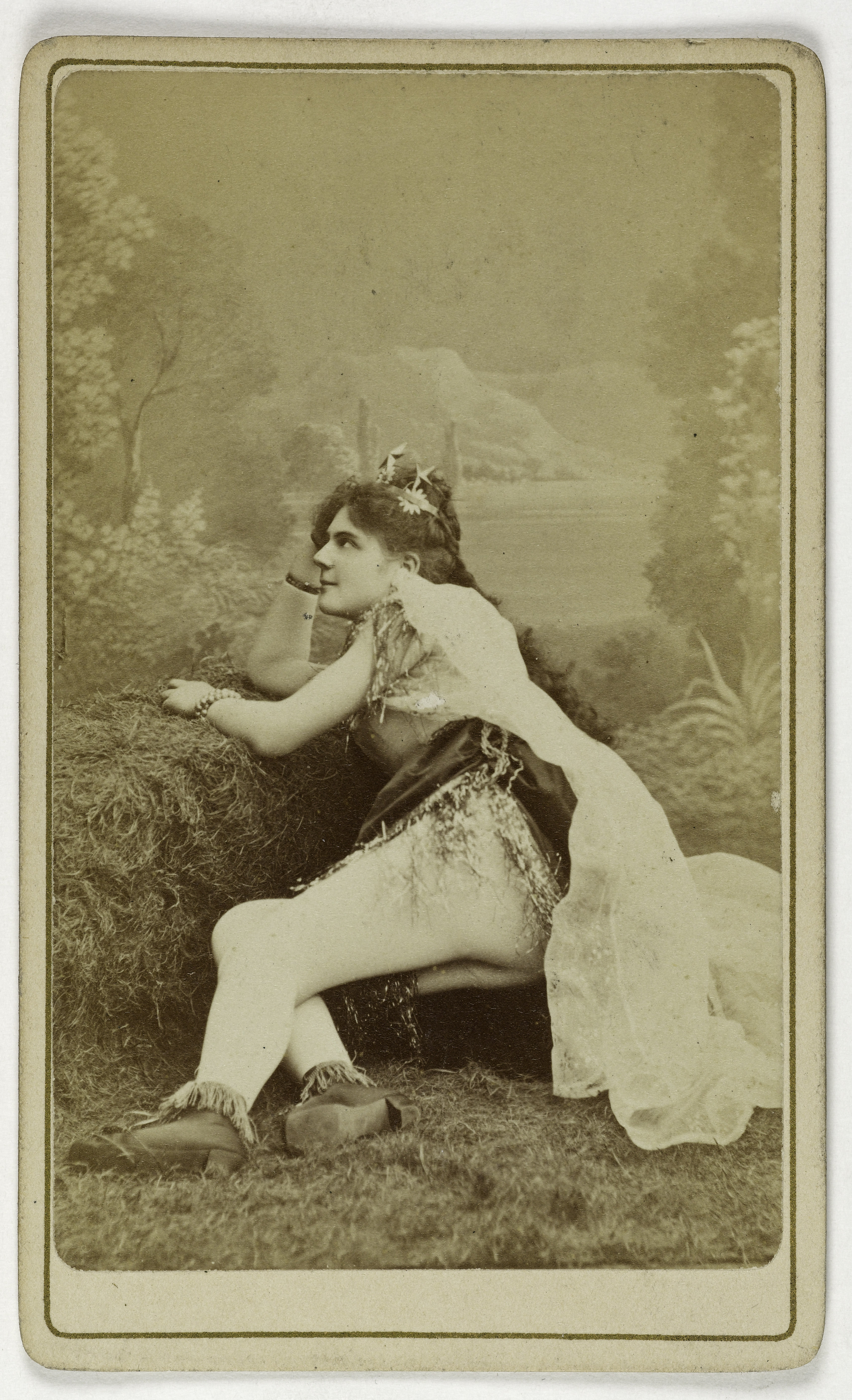 Anonyme, Portrait de Hayda, (actrice au théâtre du Châtelet)