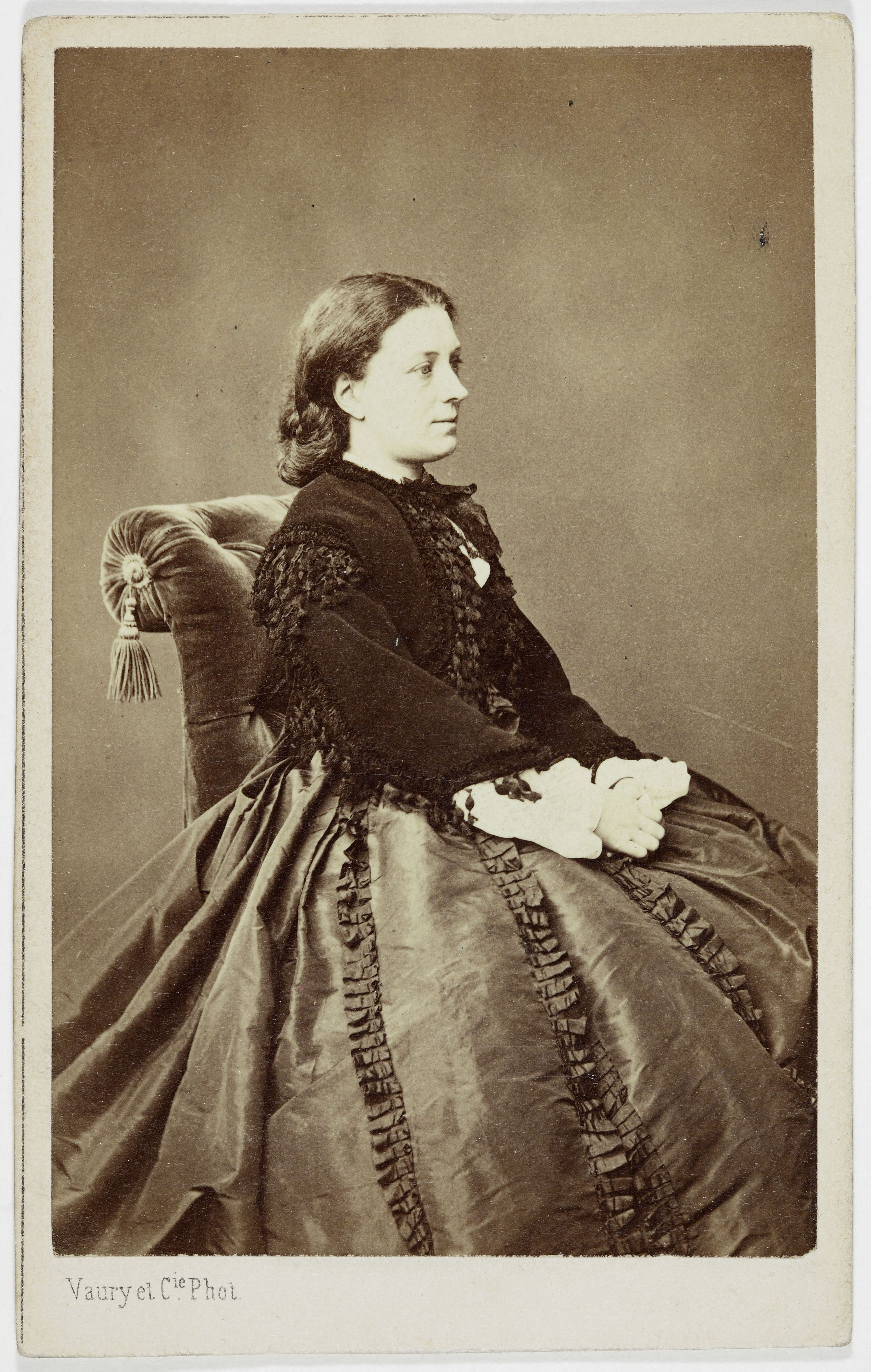 Vaury et Cie, Portrait de Mlle Adorcy, (Mme Lepot-Delahaye), (actrice)
