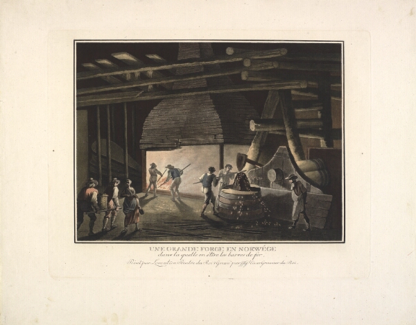 Georg Haas, Une grande forge en Norwége
