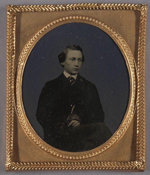 Unknown, [Portrait of a Seated, Young Man]
