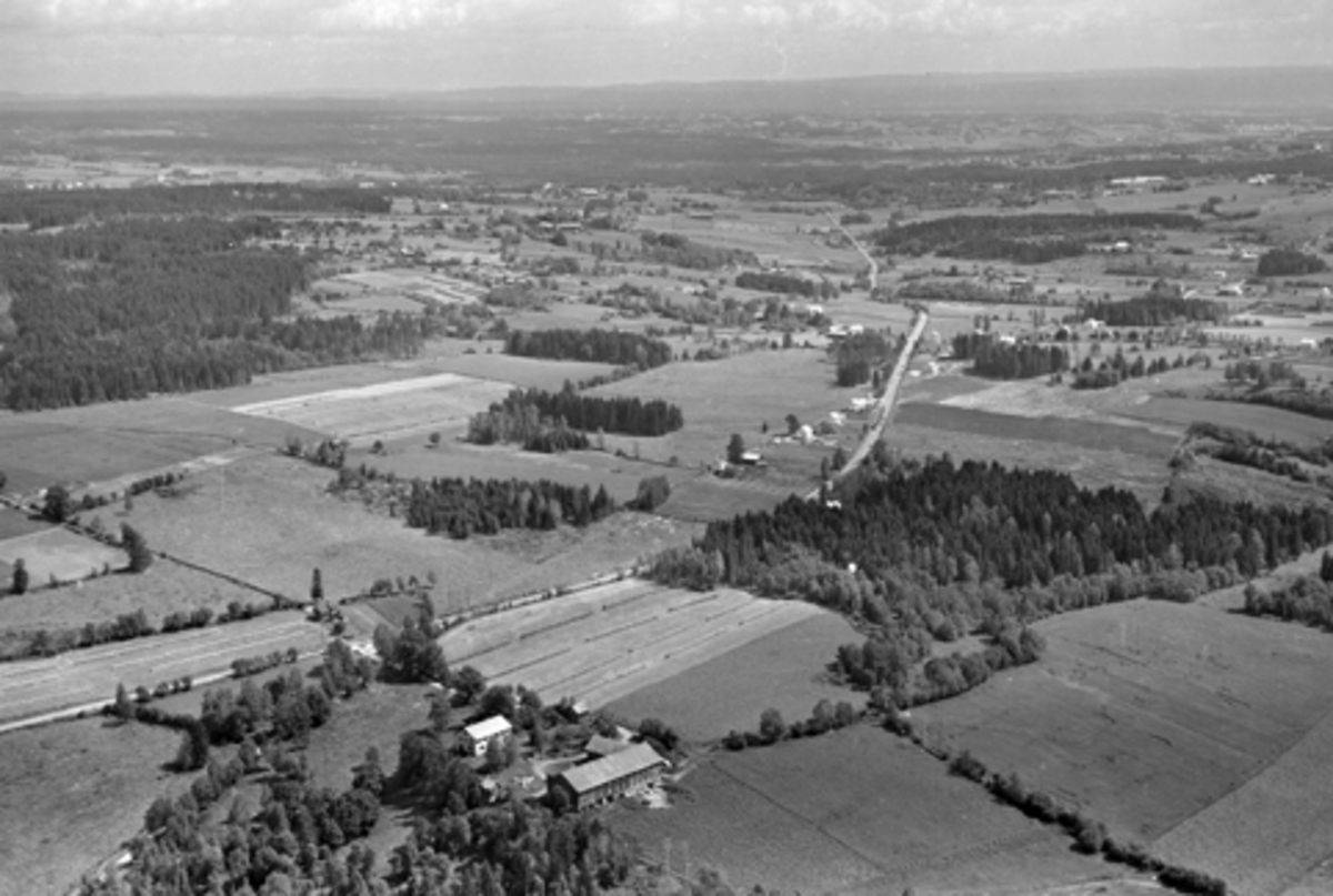 Anno Domkirkeodden, Flyfoto av Sollerud gard, Furnes, Ringsaker.