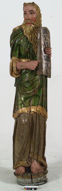 Unknown artist, sculpture, Moses