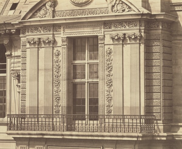Édouard Baldus, [The Pavillon de Rohan, Louvre, Paris]