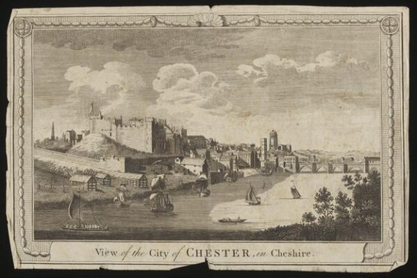 Unknown, View of the City of Chester, in Cheshire