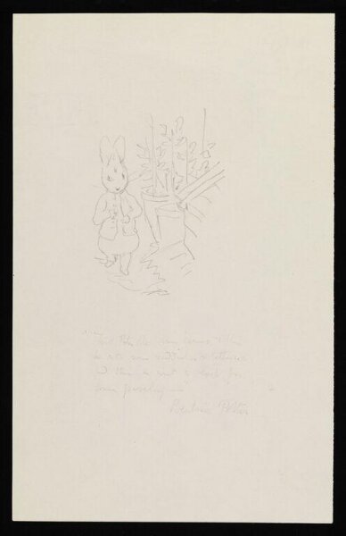 Potter, Beatrix, drawing