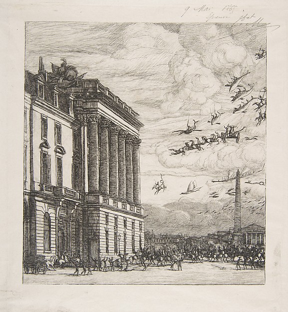 Charles Meryon, Le Ministère de la Marine (the Admiralty, Paris)