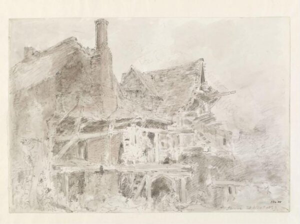 Constable, John (RA), The demolition or repair of old houses in Salisbury