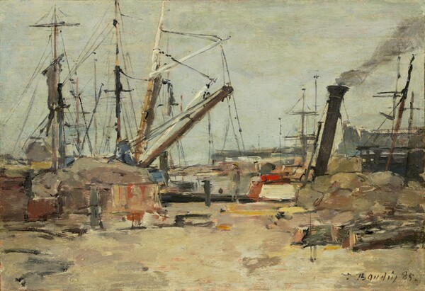 Eugène Boudin, The Trawlers