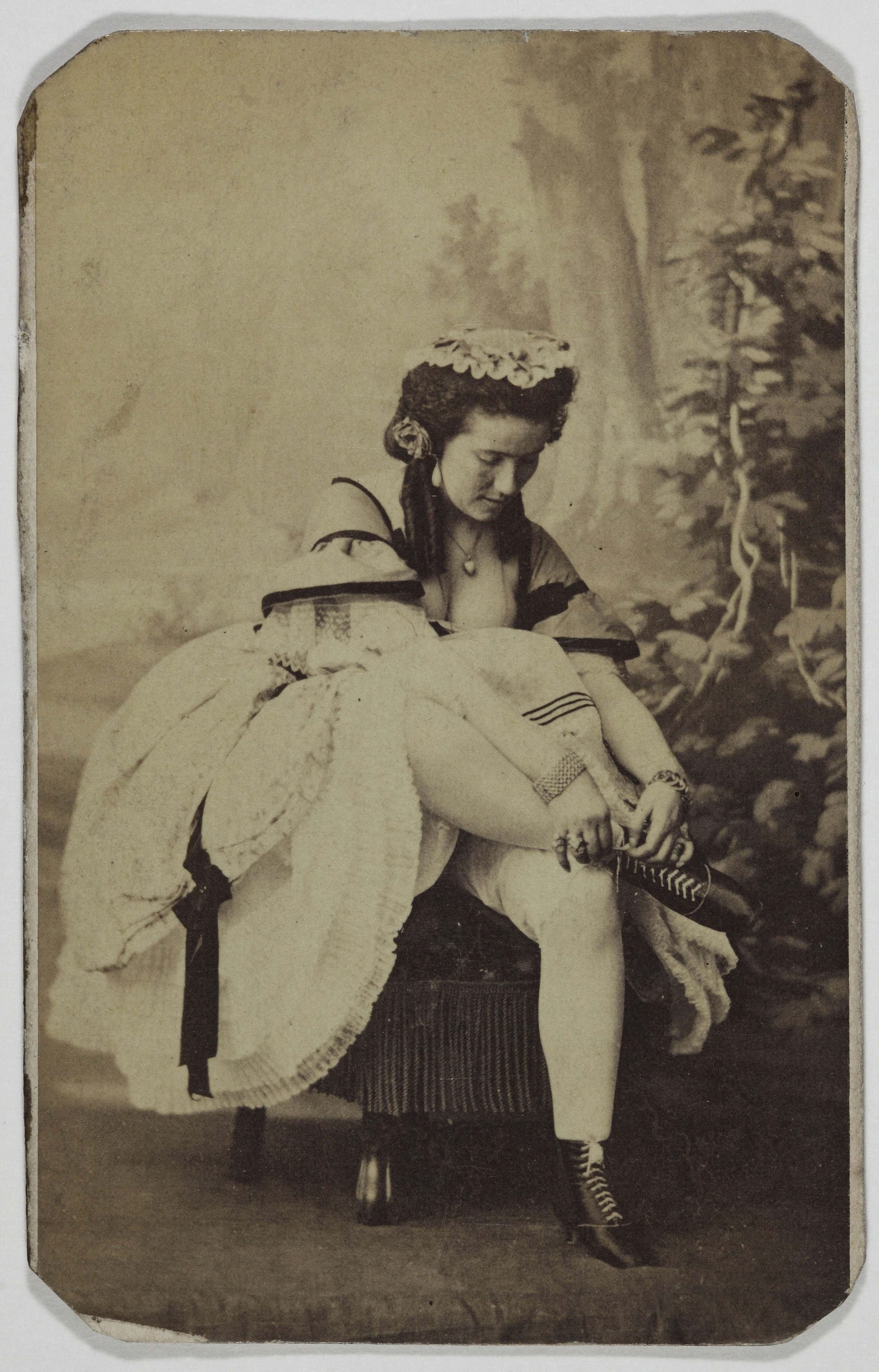 Pierre Petit & Trinquart, Portrait d'Alice la Provençale, (danseuse de bals publics)