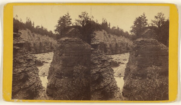 Edward and Henry T. Anthony & Co., "The Notch," Sugar Loaf Rock - Lower Fall - Genesee River, Portage, N.Y.