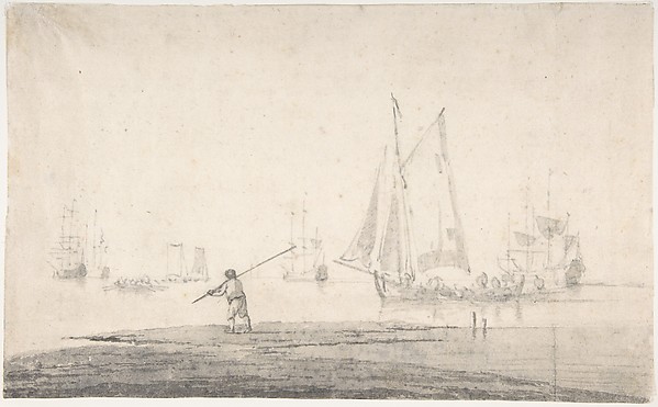 Willem van de Velde II, Boats Becalmed