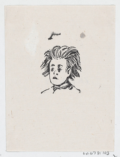 José Guadalupe Posada, A figure with full, long hair