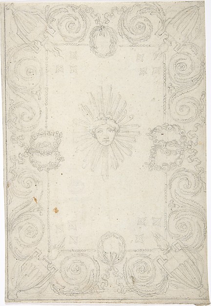 Anonymous, French, 18th century, Design for Ceiling