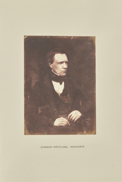 Hill & Adamson, [Edward Maitland, Advocate]
