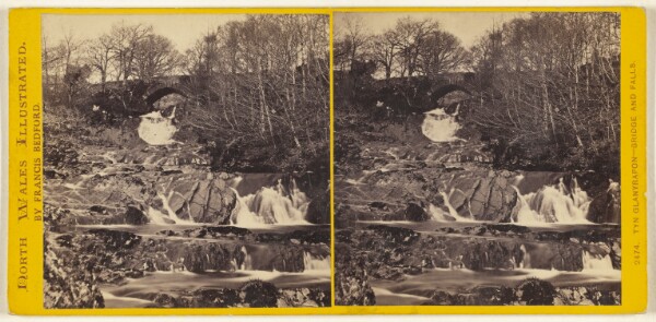 Francis Bedford, Tyn Glanyrafon - Bridge and Falls. [North Wales]