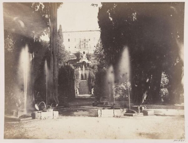 Parker, John Henry, Out of Rome - Tivoli, View of the Villa d'Este by Pirro Ligorio, A.D. 1530, with the celebrated fountains