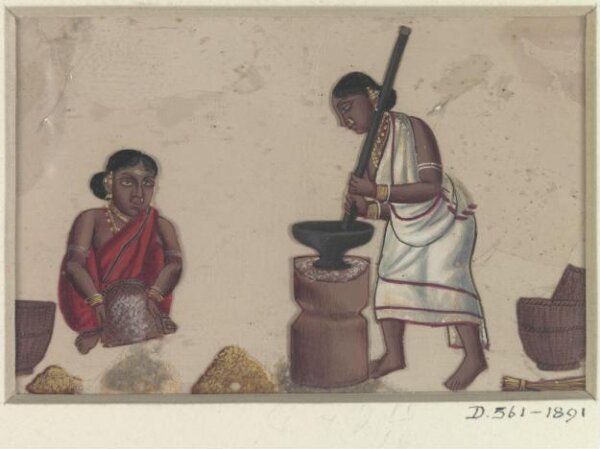 Unknown, One of twenty-two paintings depicting occupations, methods of transport and local monuments.