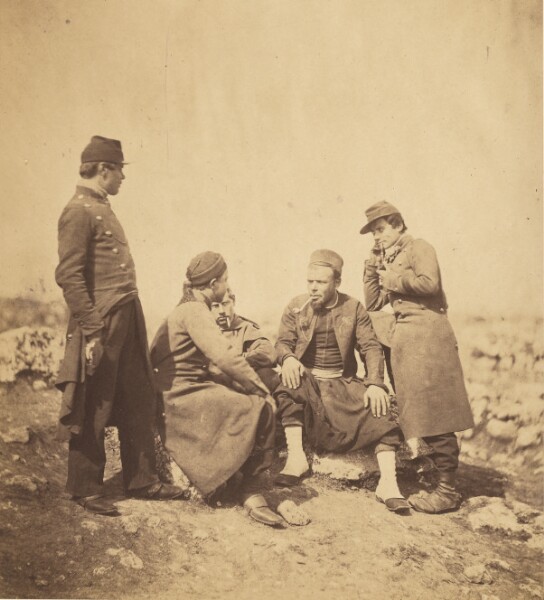 Roger Fenton, Zouaves & Soldiers of the Line.